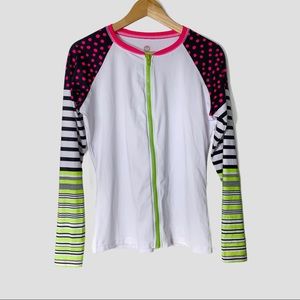 ROXY Long Sleeve Zip-Up UPF 50 Rashguard